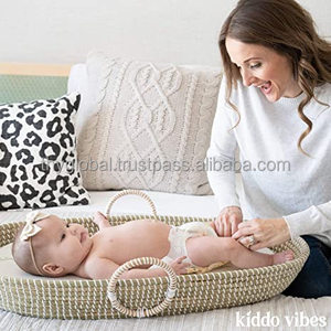 Venta caliente Seagrass Baby Change Basket Elegante Seagrass New Baby Cubo de basura para uso en garaje - Product Image 6