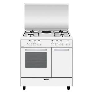 Cocina de Gas Glem Clase A Alpha AR856EX con 4+1 Zonas y Horno Eléctrico, Color Blanco (80x50x95cm) - Product Image 1