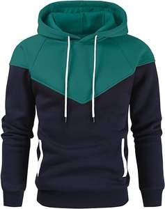 Sweat à capuche vierge personnalisé pour hommes avec poche plate en coton épais sweats unisexes vêtements logo personnalisé surdimensionné épais sweats à capuche pour hommes - Product Image 1