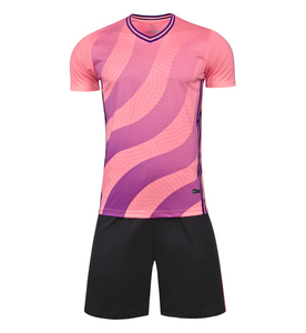 Kits d'entraînement uniformes complets sublimés par logo personnalisé pour enfants Ensemble maillot et short de football Maillots de football - Product Image 4
