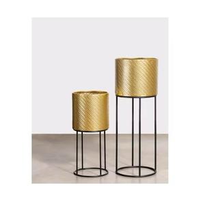 Macetas clásicas de Metal de hierro indio, soporte para macetas con recubrimiento en polvo para el hogar, jardín, Hotel, restaurante, decoración de sala de estar - Product Image 3