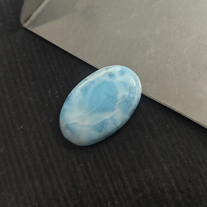 1 unidad de Larimar Natural 24x16mm cabujón ovalado 15,2 Cts Iroc ventas alta calidad genuina piedra preciosa suelta cabina al por mayor US $7,2 - Product Image 5