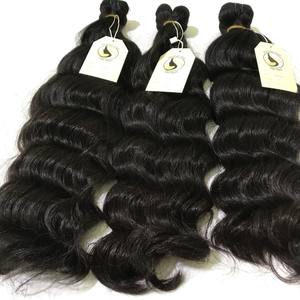 Extensions de cheveux indiens bruts ondulés, mèches de cheveux indiens bruts à Double dessin - Product Image 6