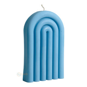 Velas de cera de soja perfumadas con arco arcoíris para decoración del hogar, decoración festiva para regalos, para Navidad, Halloween, Pascua, Diwali - Product Image 3