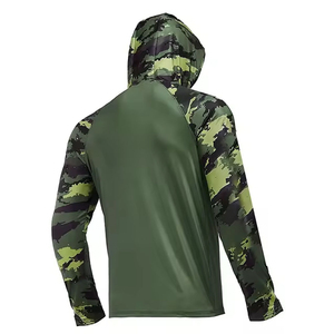 Offre Spéciale Sweat à capuche de pêche sur mesure pour hommes 100% Polyester imperméable à l'eau Sublimation Print Design avec logo - Product Image 2