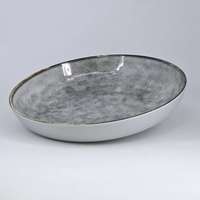 Plaque de mélamine de qualité supérieure de 10 pouces Couleur de plat sans BPA écologique Déco Europe Design exclusif Passe au lave-vaisselle-21835