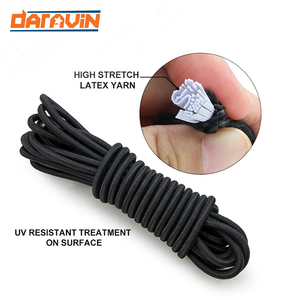 B2B Supplier Stretch <b>Cord</b> Rope 3mm to 10mm Heavy Duty <b>Elastic</b> Polyester Round Emulsion Rubber For Tarp Tie Down Custom - Product Image 5