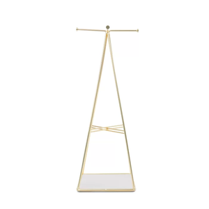 Expositor de Joyería de Metal Chapado en Oro Pulido Moderno de Primera Calidad, Decoración de Hogar de Lujo Hecha a Mano - Product Image 2