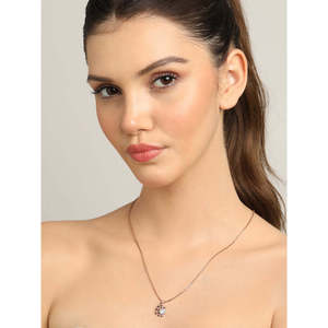 Collier pendentif CLARA en argent sterling 925, chaîne vintage tendance, plaqué or, acier inoxydable, motif géométrique végétal, cadeau - Product Image 5