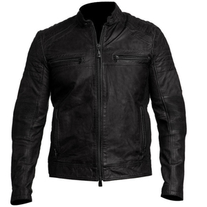 Chaqueta de Motociclista de Cuero para Hombre, de Secado Rápido, la Mejor Llegada, Asequible, Cómoda de Usar, Material Puro, OEM - Product Image 1