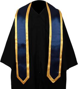 ผ้าคาดไหล่สำเร็จการศึกษาแบบเรียบหรู รุ่น Newrara Deluxe สำหรับผู้ใหญ่ แบบคลาสสิก พร้อมขอบตกแต่ง ยาว 72 นิ้ว - Product Image 1