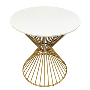 Convertible Stone Top Iron Frame <b>Coffee</b> <b>Table</b> for Living Room Decor-Durable Living Room Furniture - Product Image 1
