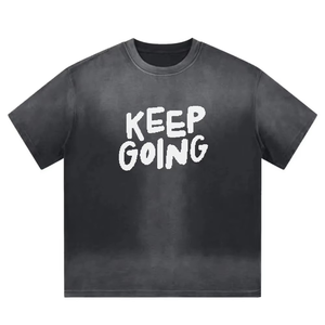 เสื้อยืดผ้าฝ้าย100% เฮฟวี่เวทสำหรับผู้ชายโอเวอร์ไซส์สไตล์วินเทจพิมพ์ลายตัวอักษรพิมพ์ลายกราฟิกแนวสตรีททรงสูง - Product Image 2