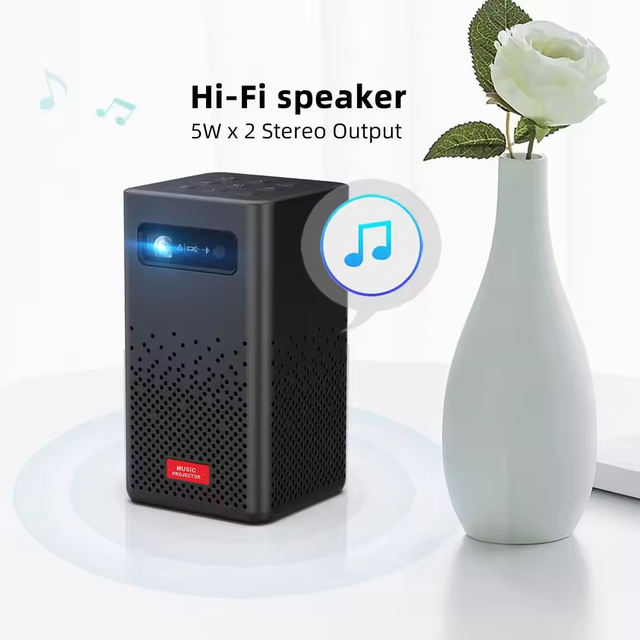 Wholesale C900 DLP Movie Projector Video Beamer Android 9.0 Mini Pocket Portable Battery Home Digital Projector