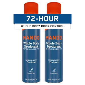 Déodorant pour le corps entier Mando pour hommes, lot de 2, 3,6 onces - Product Image 1