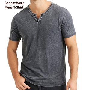 T-shirts pour hommes personnalisés High Street Short Sleeve avec batton - Product Image 3