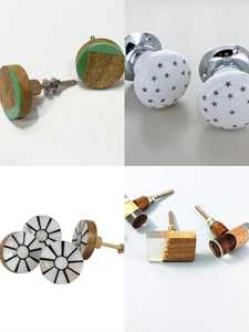 Perillas de cajón de mármol de lujo, tiradores de gabinete de piedra blanca Natural, perilla de cajón de piedra moderna tallada en rosas intrincadas, tocador ajustable - Product Image 4