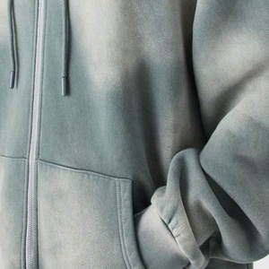 Sudaderas con cremallera de gran tamaño para hombre con media cremallera y ajuste holgado para uso diario Sudaderas con cremallera de gran tamaño para hombre - Product Image 5