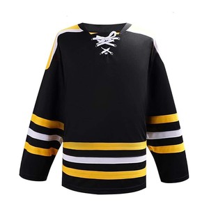 2025 Diseño de sublimación para hombres Logotipo personalizado Jersey de hockey sobre hielo Camisas bordadas Jersey cosido - Product Image 3