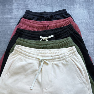 OEM Streetwear 100% Cotton Fleece Custom Logo Men Gym <b>Shorts</b> 5 Inch Workout Sports French Terry Cargo <b>Running</b> Men'S Sweat <b>Shorts</b> - Product Image 2