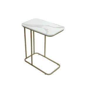 Gorgeous Metal <b>Side</b> <b>Table</b> With Minimalist Look Perfect For Apartments Modern Bedrooms And Contemporary Households - Product Image 5