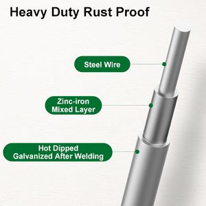 Grillage galvanisé 1 pouce 48 x 100 pieds, calibre 16, pour enclos à poulets et volailles - Product Image 3