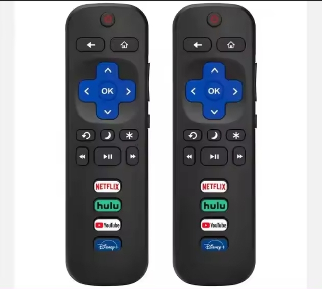 All-in-One Streaming Remote for Roku-Enabled Smart TVs with Quick Access to Netflix, Hulu, and Sling