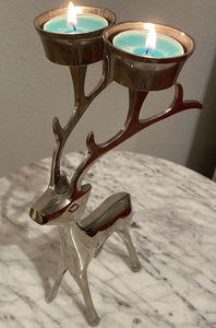 Candelabros de Reno de metal para restaurante cálido europeo de lujo - Product Image 3