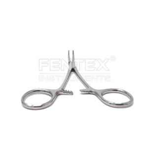 Pinzas Quirúrgicas Fentex de Alta Calidad, Pinzas Curvas Tipo Mosquito de Acero Inoxidable, Fuente de Alimentación Manual - Product Image 6