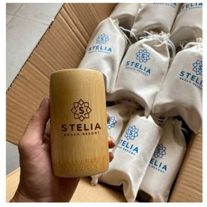 Tasse en bambou personnalisée avec gravure de logo et art peint, parfaite pour l'image de marque et l'utilisation quotidienne du Vietnam - Product Image 5