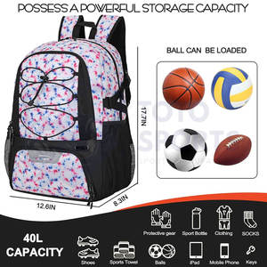 Bolsa de Baloncesto Deportiva Cómoda, Superventas, del Mejor Proveedor, Suave, Transpirable, Ligera, con Logotipo Personalizado Impreso - Product Image 2