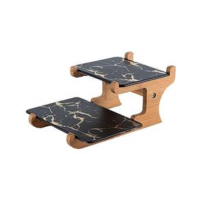 Customized Modern Bamboo & Acacia <b>Wood</b> Display Organizer - Product Image 2