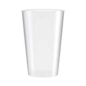 Bicchiere Non Stampato 50cl Traslucido Ecologico Senza BPA in Plastica Riutilizzabile Adatto al Microonde Nessun Ordine Minimo Prodotto in Francia - Product Image 1