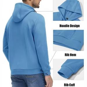 High Quality Men's Hoodies Streetwear Pullover Wholesale Custom Breathable <b>Printed</b> Men Hoodies Hooded - Product Image 4