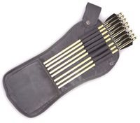 ESHALZ IMPEX Carquois de tir à l'arc pour la chasse, flèches pour arc classique, CORDURA 600D, 6 couleurs disponibles, porte-flèches dorsal, utilisation extérieure