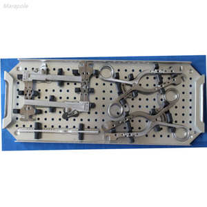 Ensemble de Stérilisation d'Instruments d'Artroscopie pour Épaule, Fixation de la Colonne Vertébrale, Vis Pédiaculaires, Détresseurs et Retracteurs Lombaires en Acier Inoxydable - Product Image 2