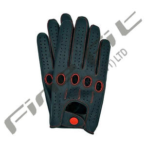 Guante de equitación antideslizante de gran oferta, guantes de equitación de cuero genuino, equipo ecuestre para exteriores, diseño duradero transpirable - Product Image 3