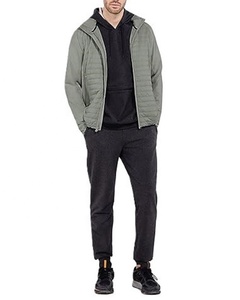 เสื้อแจ็คเก็ตวิ่งคุณภาพสูง น้ำหนักเบา อุ่นสบาย แจ็คเก็ตพัฟเฟอร์แบบไฮบริด เสื้อโค้ทกันหนาว - Product Image 5