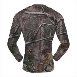 Camisa de capa base para hombre Rash Guard de caza de camuflaje hecha a medida al por mayor para caza de ciervos - Product Image 2