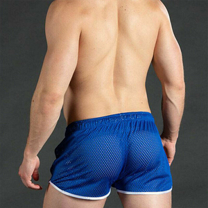 Nouvelle vente chaude hommes maille sport entraînement musculation été Shorts entraînement Fitness GYM court pour hommes - Product Image 6