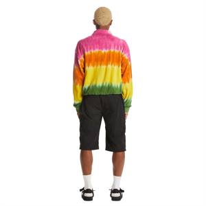 เสื้อสเวตเตอร์ผูกปกเสื้อย้อมสี-เสื้อสวมหัวที่มีเอกลักษณ์และมีสไตล์มีปกคอเหมาะสำหรับชุดลำลองชุดอยู่บ้าน - Product Image 3