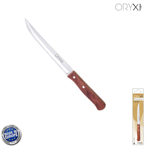 Coltello da Cucina Montana, Lama in Acciaio Inossidabile da 15 cm, Manico in Legno - Product Image 1