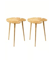 Ensemble de 3 tables d'appoint modernes, compactes, en fer, de luxe, classiques, faites à la main, forme et taille personnalisées, décoratives, écologiques, meubles pour la maison