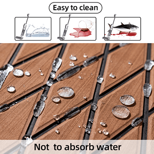 EVA発泡マリンボートデッキ自己接着性滑り止めフェイクチーク現代屋外環境にやさしい耐水性 - Product Image 4