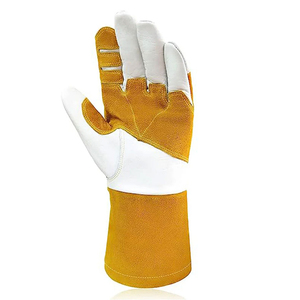 Gants de soudure en cuir de vachette pleine fleur de qualité supérieure, design premium, thermiques, respirants, sportifs, pour la sécurité en extérieur (vente en gros) - Product Image 5