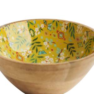 Cuencos de frutas de madera de gran tamaño, suministro de vajilla, cuenco decorativo para servir, cuencos naturales personalizados de madera Natural, esmalte alto - Product Image 6