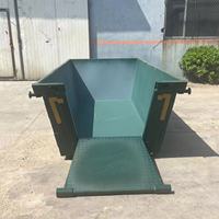 Marrell Bin Remorque mobile Bacs à benne 4 m3 6 m3 8 m3 Gestion des déchets Benne à portique pour usage domestique et usine de fabrication
