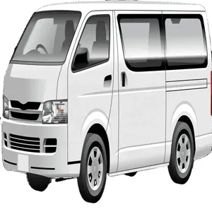 Utilisé pour Hiace Superlarga Van Diesel Turbo Automatique FWD R16 Sièges en cuir Intérieur foncé 2018 5 sièges Toit ouvrant à vendre - Product Image 1