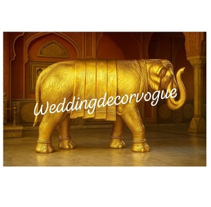 Elegant Elephant Wedding <b>Statue</b> Decoration Perfect for Indian Wedding Ceremonies and Event Decor - Product Image 5