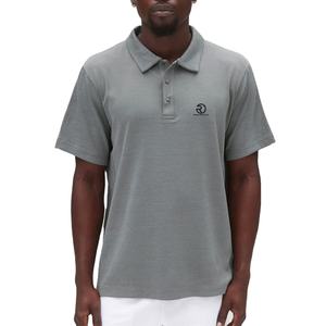 Polos pour hommes de style classique Chemises d'extérieur en coton de coupe régulière T-shirts polo solides respirants décontractés pour hommes - Product Image 3